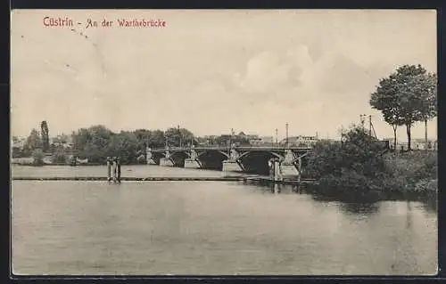 AK Cüstrin, An der Warthebrücke