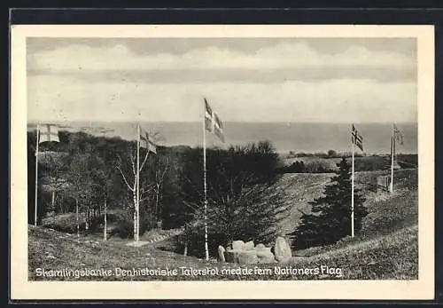 AK Skamlingsbanke, Denhistoriske Talertol meddefem Nationers Flag