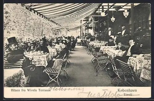 AK Kobenhavn, Tivoli, Wivels Terrasse