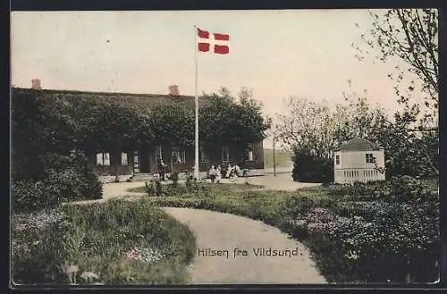 AK Vildsund, Gasthaus mit Anlagen