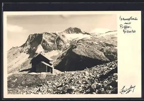 AK Spanaglhaus, Berghütte mit Riffler