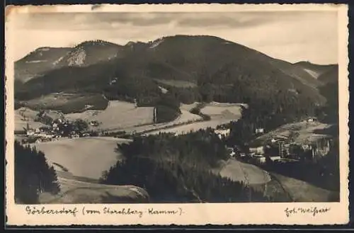 AK Görbersdorf, Totalansicht vom Storchberg-Kamm