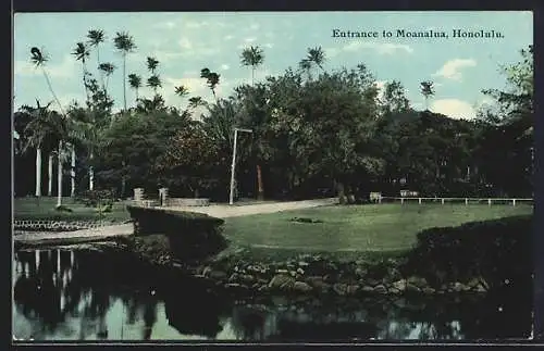 AK Honolulu, HI, Entrance to Moanalua