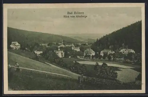 AK Bad Reinerz, Blick vom Altarberge