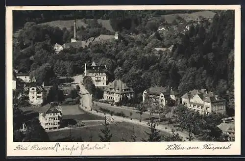 AK Bad Reinerz, Villen am Kurpark