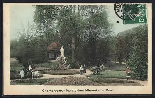 AK Champrosay, Sanatorium Minoret, Le Parc