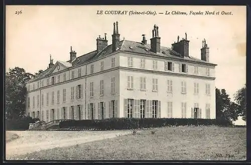 AK Le Coudray, Le Château, Facades Nord et Ouest