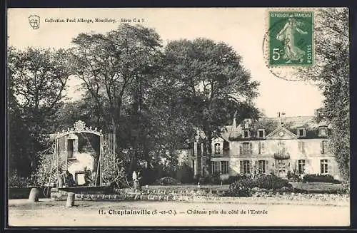 AK Cheptainville, Château pris du côté de l`entrée