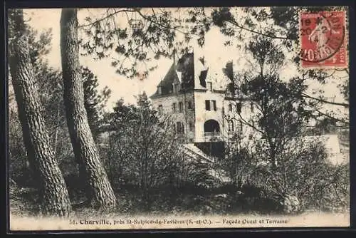 AK Charville, Facade Ouest et Terrasse