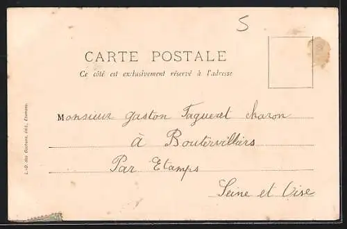 AK Chamarande, Dans le parc du château, le Pont de fer