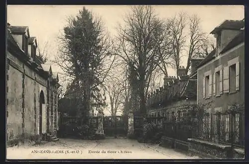 AK Angervilliers, Entrée du Vieux Château