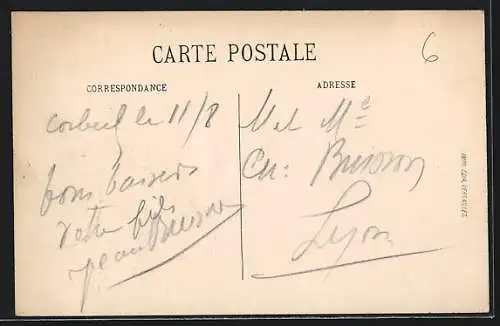 AK Corbeil, Vue générale des Grands Moulins sur le Grand Pont