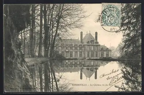 AK Bandeville, Le Château vu du Parc