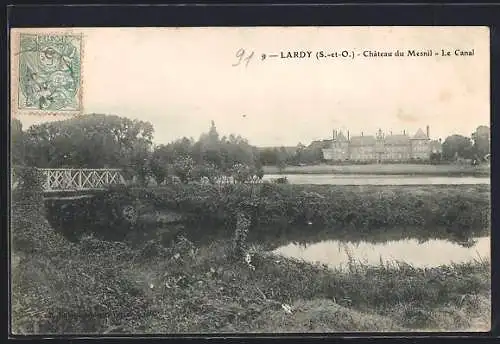 AK Lardy, Château du Mesnil, Le Canal