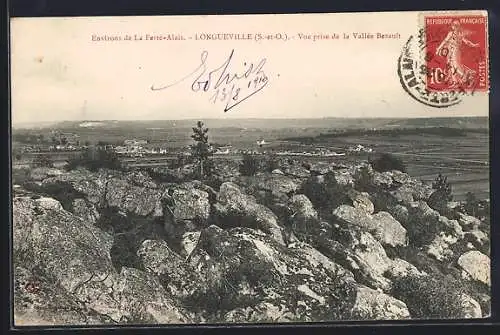 AK Longueville, Vue prise de la Vallée Bezault