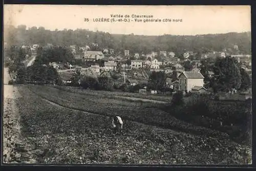 AK Lozère, Vue générale côté nord de la vallée de Chevreuse