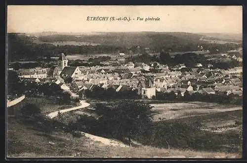 AK Étréchy, Vue générale