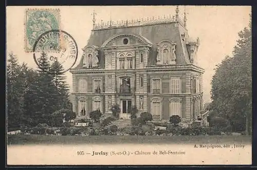 AK Juvisy, Château de Bel-Fontaine