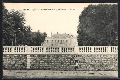 AK Gif, Terrasse du Château