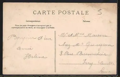 AK Évry-Petit-Bourg, Château de Beauvoir, Vue sur la Seine