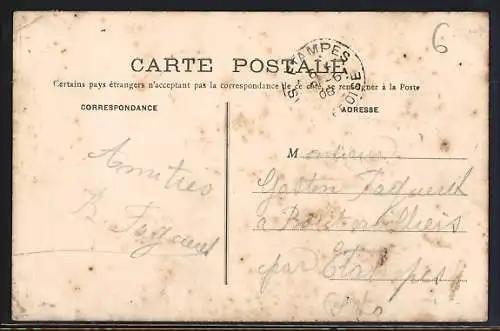 AK Longpont, L`église de l`ancienne abbaye des Bénédictins du XIIe siècle