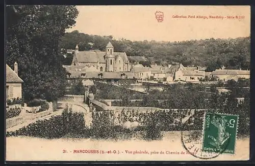 AK Marcoussis, Vue générale, prise du Chemin de Noyers