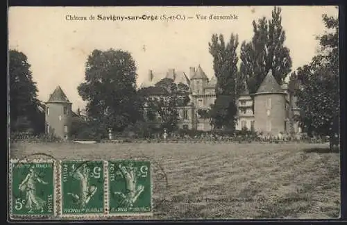 AK Savigny-sur-Orge, Château de Savigny-sur-Orge, vue d`ensemble