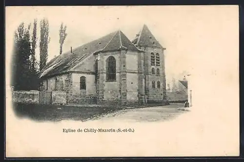 AK Chilly-Mazarin, Église de Chilly-Mazarin (S-et-O)