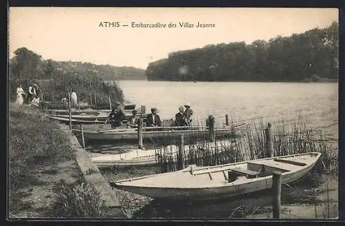 AK Athis, Embarcadère des Villas Jeanne