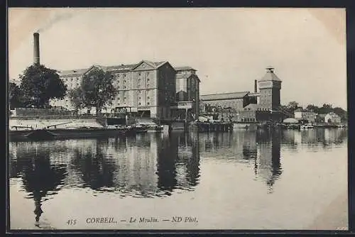 AK Corbeil, Le Moulin et vue sur le fleuve