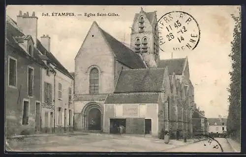 AK Étampes, Église Saint-Gilles