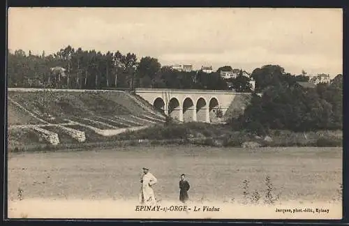 AK Épinay-sur-Orge, Le Viaduc