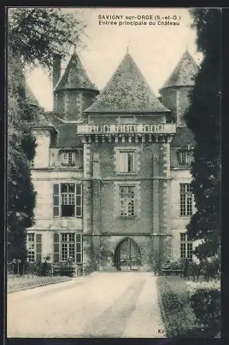 AK Savigny-sur-Orge, Entrée principale du Château