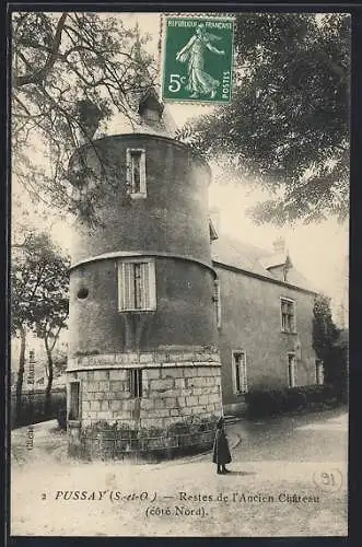 AK Pussay, Restes de l`Ancien Château (côté Nord)