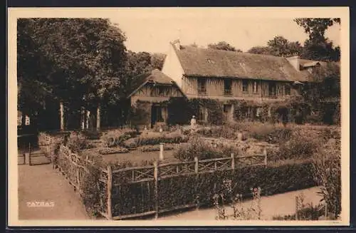 AK Épinay-sur-Orge, Vue du Préventorium de Sillery et son jardin fleuri