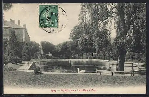 AK Igny, St Nicolas, La pièce d`Eau