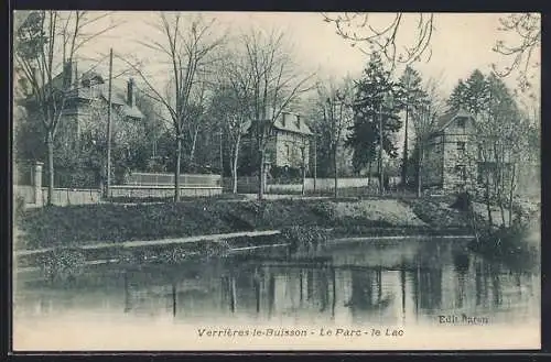 AK Verrières-le-Buisson, Le Parc, le Lac