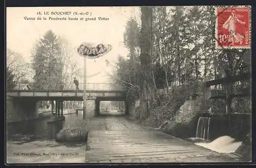 AK Le Bouchet, Vanne de la Poudrerie haute et grand Vivier