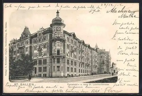 AK St. Gallen, Pestalozzi- und neue St. Leonhardstrasse