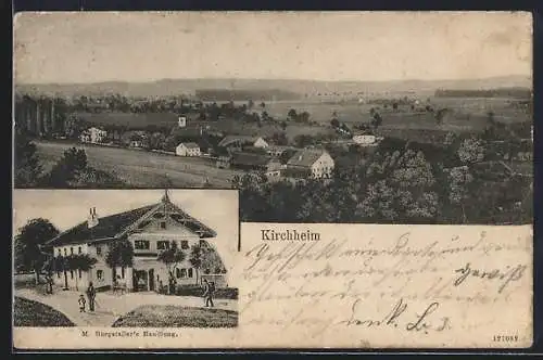 AK Kirchheim, M. Burgstaller`s Handlung, Ortsansicht