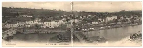 Klapp-AK Aixe-sur-Vienne, Vue panoramique