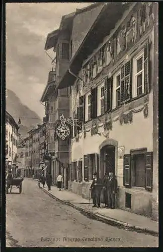 AK Bolzano, Albergo Cavallino Bianco, Via Bottai N. 6, Prop. G. Stöger