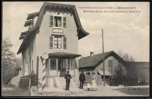 AK Boncourt, Frontière Franco-Suisse, Bureau de la douane suisse