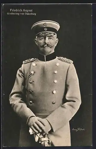 AK Grossherzog Friedrich August von Oldenburg in Uniform