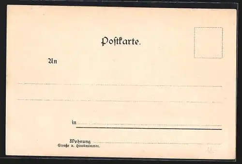 Künstler-AK C.Biese: Konstanz, das Kaufhaus mit Schiff