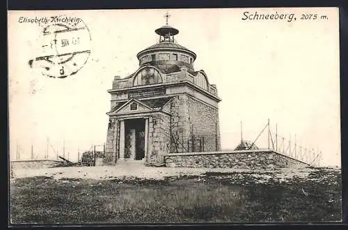 AK Puchberg am Schneeberg, St. Elisabeth-Kirchlein auf dem Schneeberg