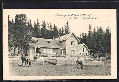 AK Unterberg-Schutzhaus, Vorderansicht