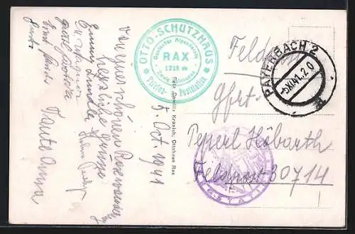 AK Ottohaus, Berghütte am Rax