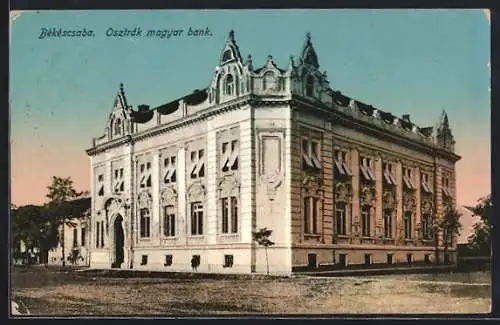 AK Békéscsaba, Osztrák magyar bank