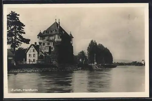 AK Zürich, Blick auf den Hardturm